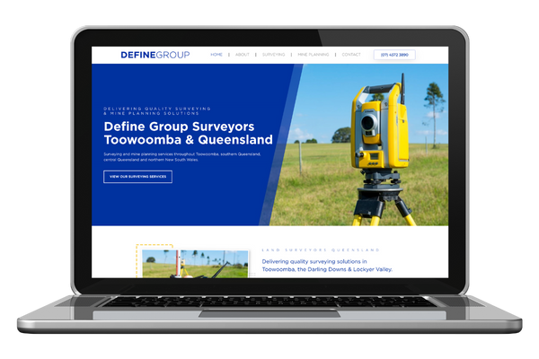 Define-Group-Surveyors-Website-Design-Toowoomba