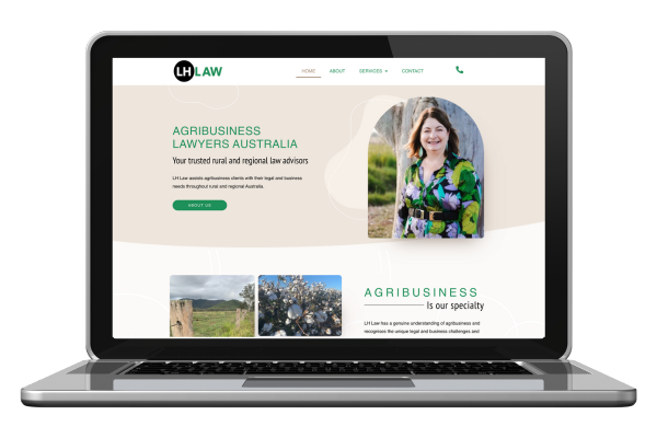 LH Law - Agribusiness Lawyers - Website Design Australia